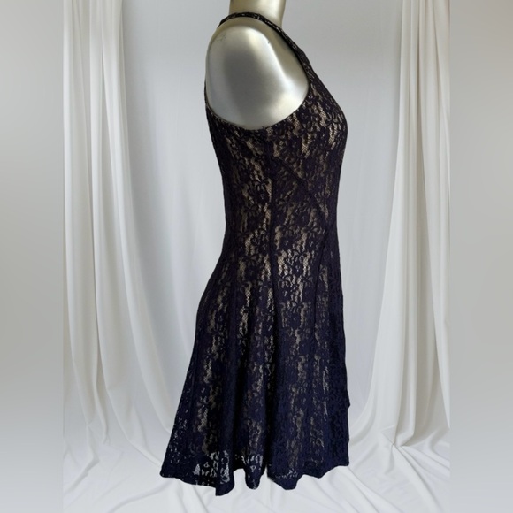 FREE ✅Dark Navy Lace Dress - Picture 3 of 15
